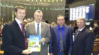 Presidente da Amunor participa de audiências em Brasília. 